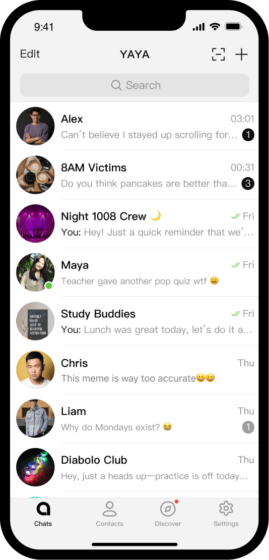 YAYA Chat Interface
